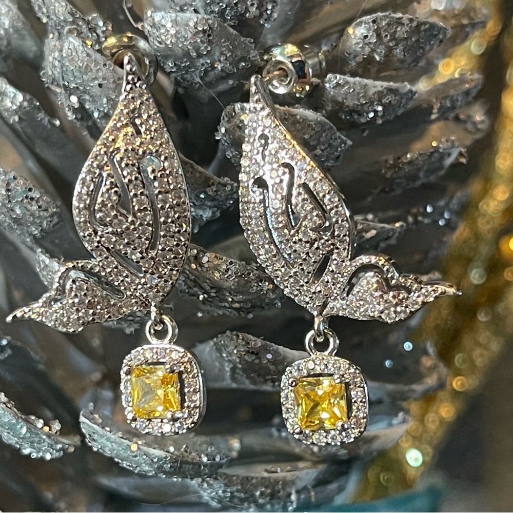 Swarovski Crystals The Lonti Butterfly Earrings - Picture 4 of 6